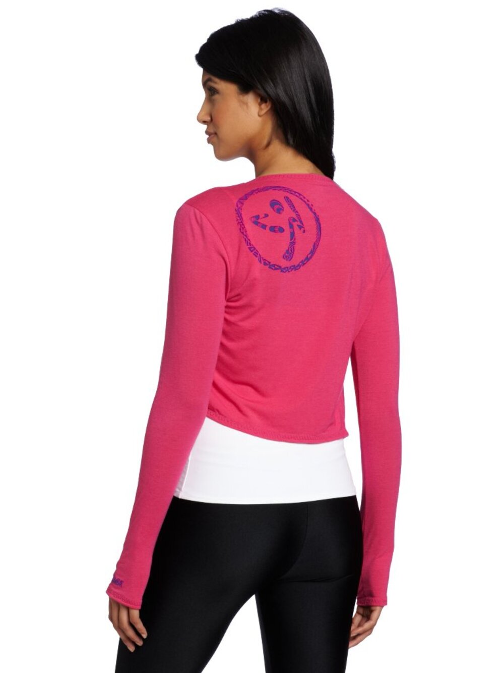 Zumba Fitness Pink Cozy Cropped Wrap